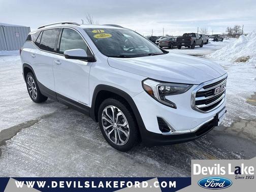 Summit White 2021 GMC Terrain SLT SUV