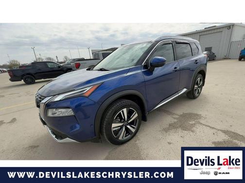 Caspian Blue Metallic 2023 Nissan Rogue Platinum