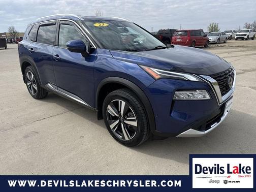 Caspian Blue Metallic 2023 Nissan Rogue Platinum