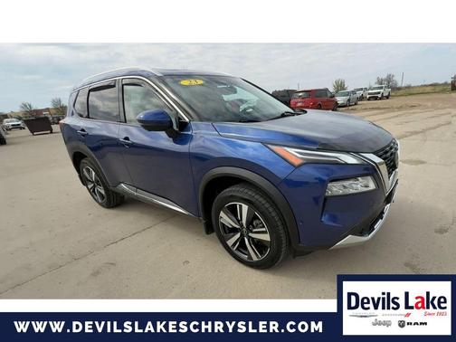 Caspian Blue Metallic 2023 Nissan Rogue Platinum
