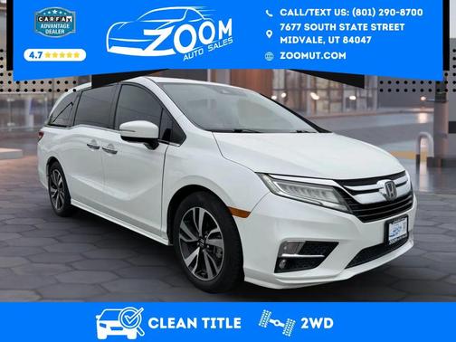 Platinum White Pearl 2020 Honda Odyssey Elite