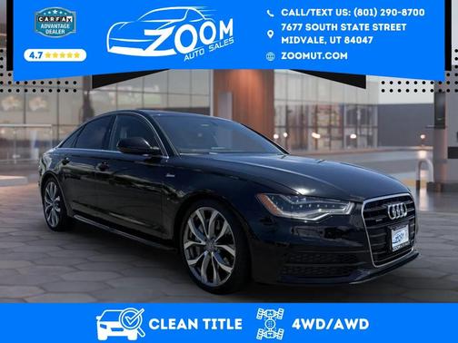 Black 2013 Audi A6 3.0T Prestige Quattro
