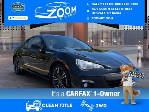 Crystal Black Silica 2014 Subaru BRZ Limited