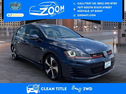 Night Blue Metallic 2016 Volkswagen Golf GTI 2.0T Autobahn w/Performance Package 4-Door