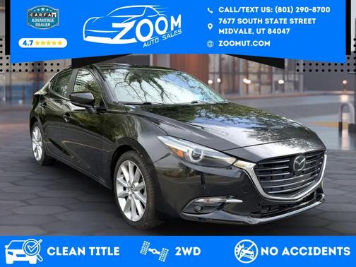 Jet Black Mica 2017 Mazda Mazda3 Grand Touring