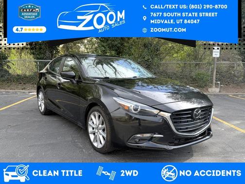 Jet Black Mica 2017 Mazda Mazda3 Grand Touring