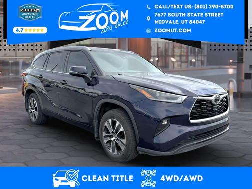 Blueprint 2021 Toyota Highlander XLE