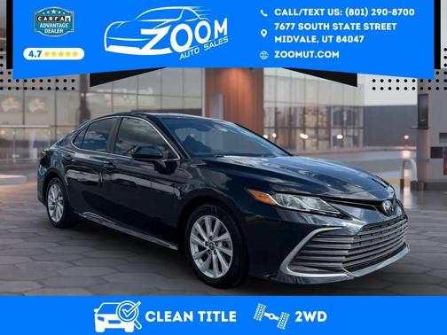 Galactic Aqua Mica 2021 Toyota Camry LE
