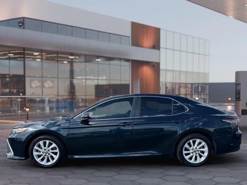 Galactic Aqua Mica 2021 Toyota Camry LE