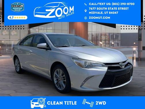 Gray 2015 Toyota Camry SE