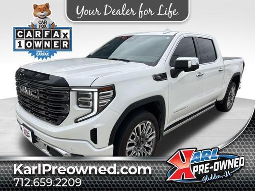 White Frost Tricoat 2025 GMC Sierra 1500 Denali Ultimate