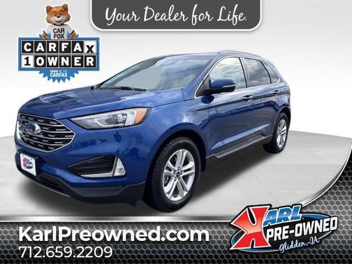 Atlas Blue Metallic 2020 Ford Edge SEL