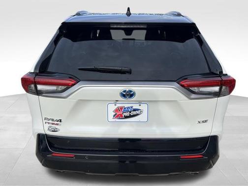 Blizzard Pearl w/Midnight Black Roof 2021 Toyota RAV4 Prime XSE