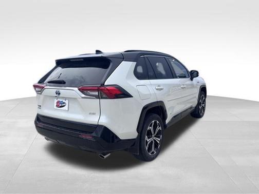 Blizzard Pearl w/Midnight Black Roof 2021 Toyota RAV4 Prime XSE