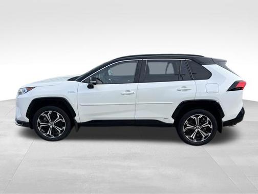 Blizzard Pearl w/Midnight Black Roof 2021 Toyota RAV4 Prime XSE
