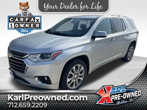 Silver Ice Metallic 2020 Chevrolet Traverse Premier