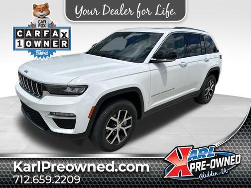 Bright White Clearcoat 2023 Jeep Grand Cherokee Limited