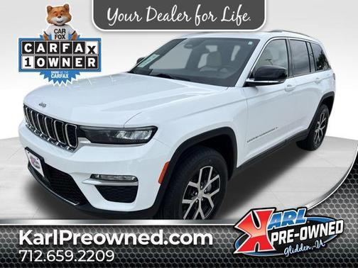Bright White Clearcoat 2023 Jeep Grand Cherokee Limited