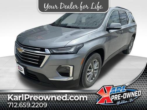 Sterling Gray Metallic 2023 Chevrolet Traverse LT Cloth