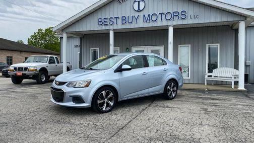 Blue 2017 Chevrolet Sonic Premier