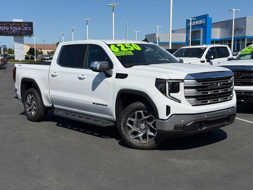 Summit White 2026 GMC Sierra 1500 SLE