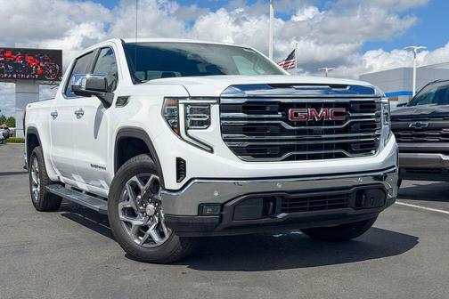 Summit White 2026 GMC Sierra 1500 SLT