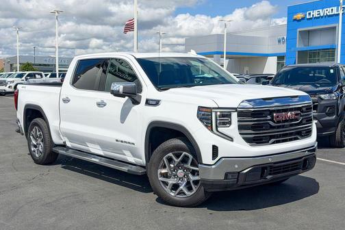 Summit White 2026 GMC Sierra 1500 SLT