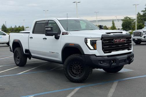 Summit White 2026 GMC Sierra 2500 AT4X