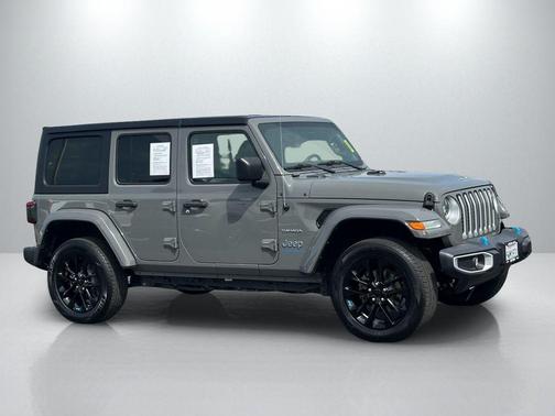 Sting-Gray Clearcoat 2023 Jeep Wrangler 4xe Sahara