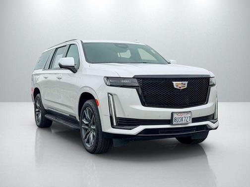 Crystal White Tricoat 2021 Cadillac Escalade ESV Sport
