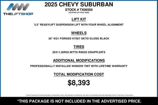 2025 Chevrolet Suburban 4WD Z71