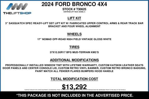 2024 Ford Bronco Heritage Limited Edition
