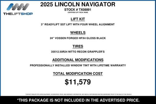 Gray Mist Metallic Tri-Coat 2025 Lincoln Navigator Reserve