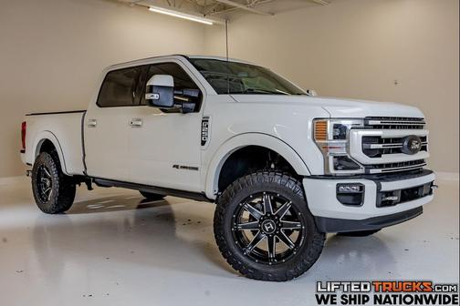 Star White Metallic Tri-Coat 2022 Ford F-250 Platinum