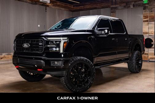 Agate Black Metallic 2025 Ford F-150 Lariat