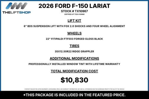 Avalanche Gray 2026 Ford F-150 Lariat