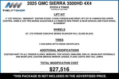 2025 GMC Sierra 3500 AT4