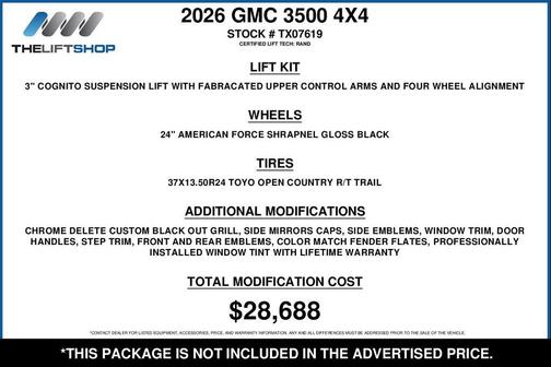 2026 GMC Sierra 3500 Denali