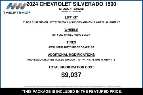 Slate Gray Metallic 2024 Chevrolet Silverado 1500 RST