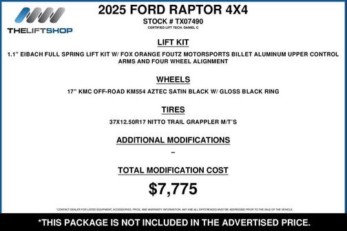 2025 Ford F-150 Raptor R