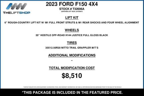 Iconic Silver 2023 Ford F-150 XLT