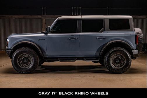 Azure Gray Metallic Tri-Coat 2023 Ford Bronco Wildtrak