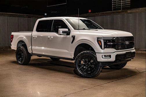 Star White Metallic Tri-Coat 2025 Ford F-150 Platinum