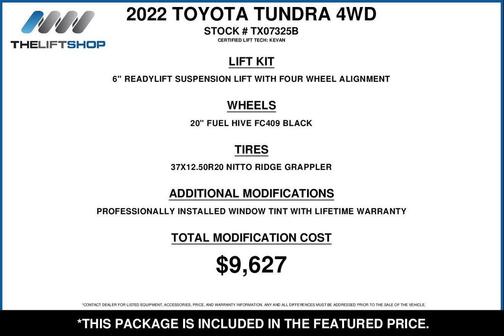 White 2022 Toyota Tundra Limited