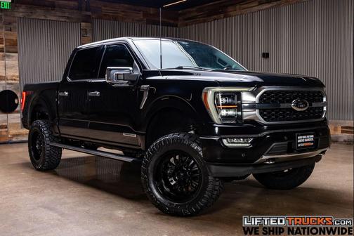 Agate Black Metallic 2022 Ford F-150 Platinum