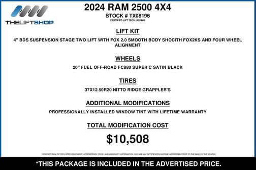 Pearl White 2024 RAM 2500 Longhorn