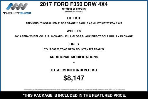 White Platinum Metallic Tri-Coat 2017 Ford F-350 Lariat
