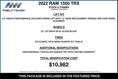 Mojave Sand Clearcoat 2022 RAM 1500 TRX