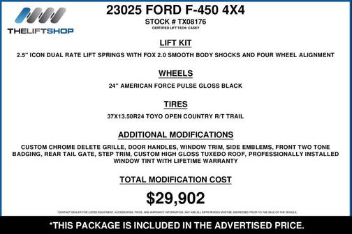 Glacier Gray Metallic TriCoat 2025 Ford F-450 Platinum