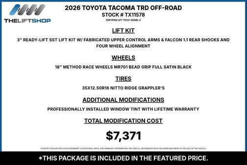 Bronze Oxide 2026 Toyota Tacoma TRD Off Road